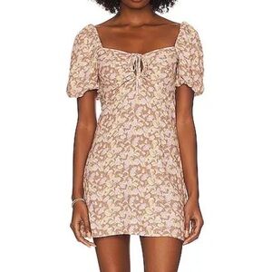 NWT Anna Nata Floral Puff Sleeve Dress